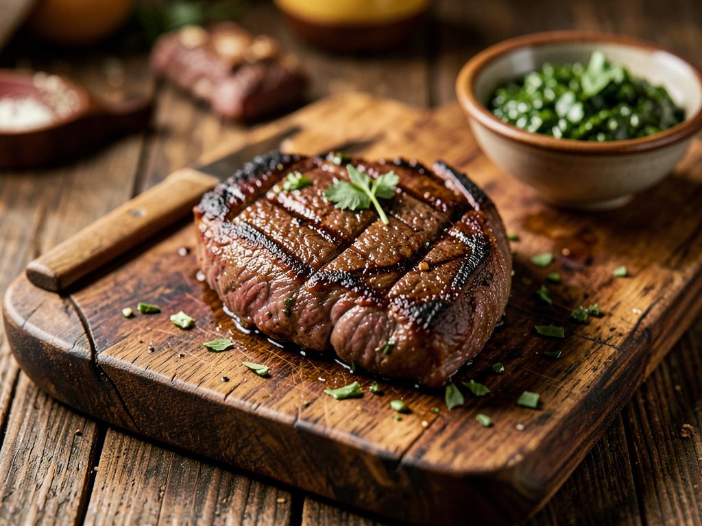 Paso 8: Reposa la carne y sirve con chimichurri