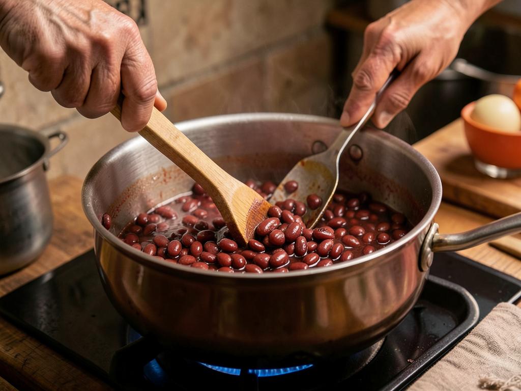 Paso 2: Cocina los frijoles hasta blandos