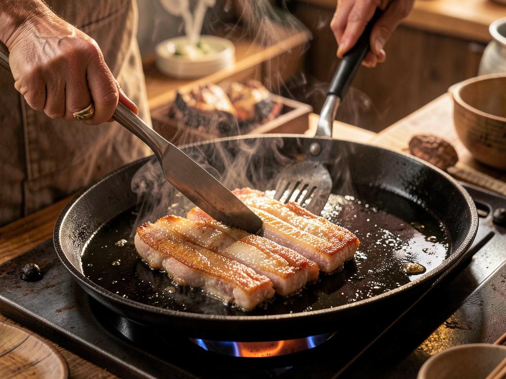 Paso 4: Hornea o fríe el chicharrón