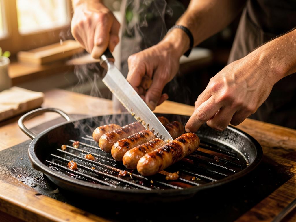 Paso 6: Asa los chorizos