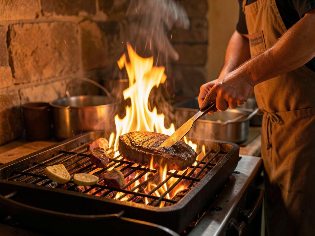 Paso 1: Enciende parrilla y espera brasa