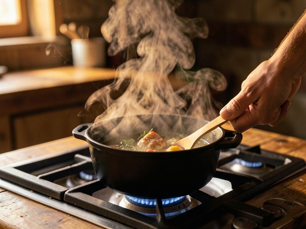 Paso 6: Cocina tapado a fuego bajo