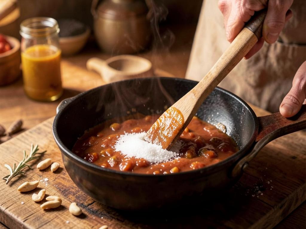 Paso 7: Sazona con salsa de pescado y azúcar