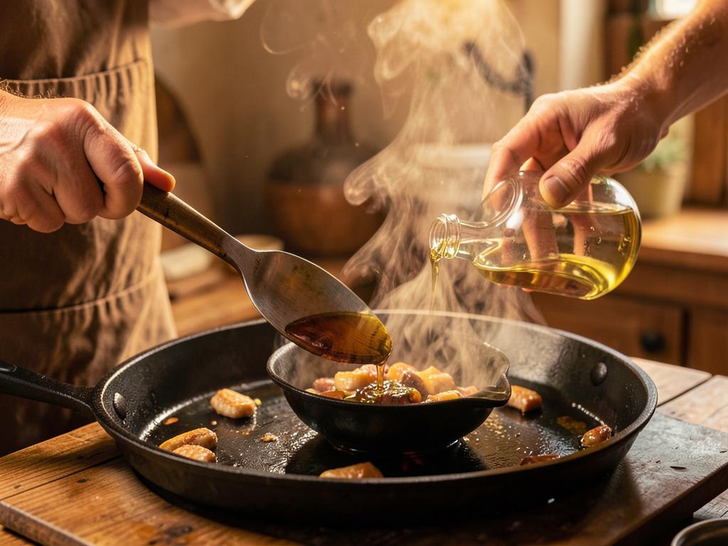 Paso 6: Calienta aceite a 175°C