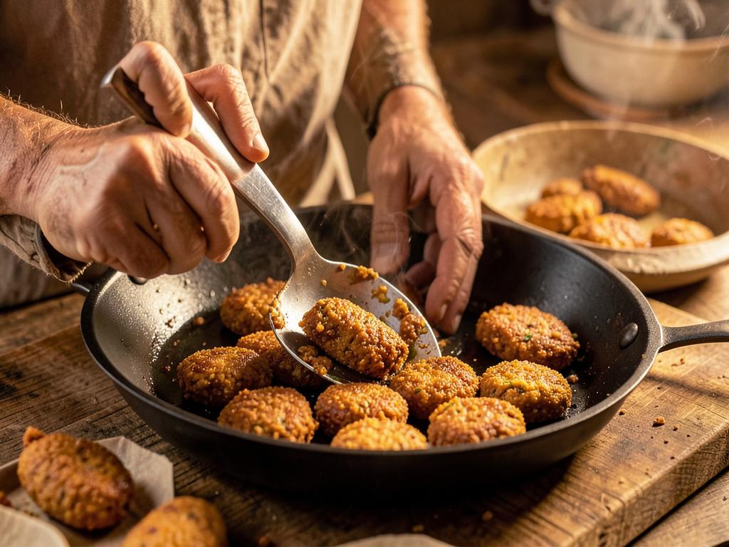 Paso 7: Fríe los falafel hasta dorar