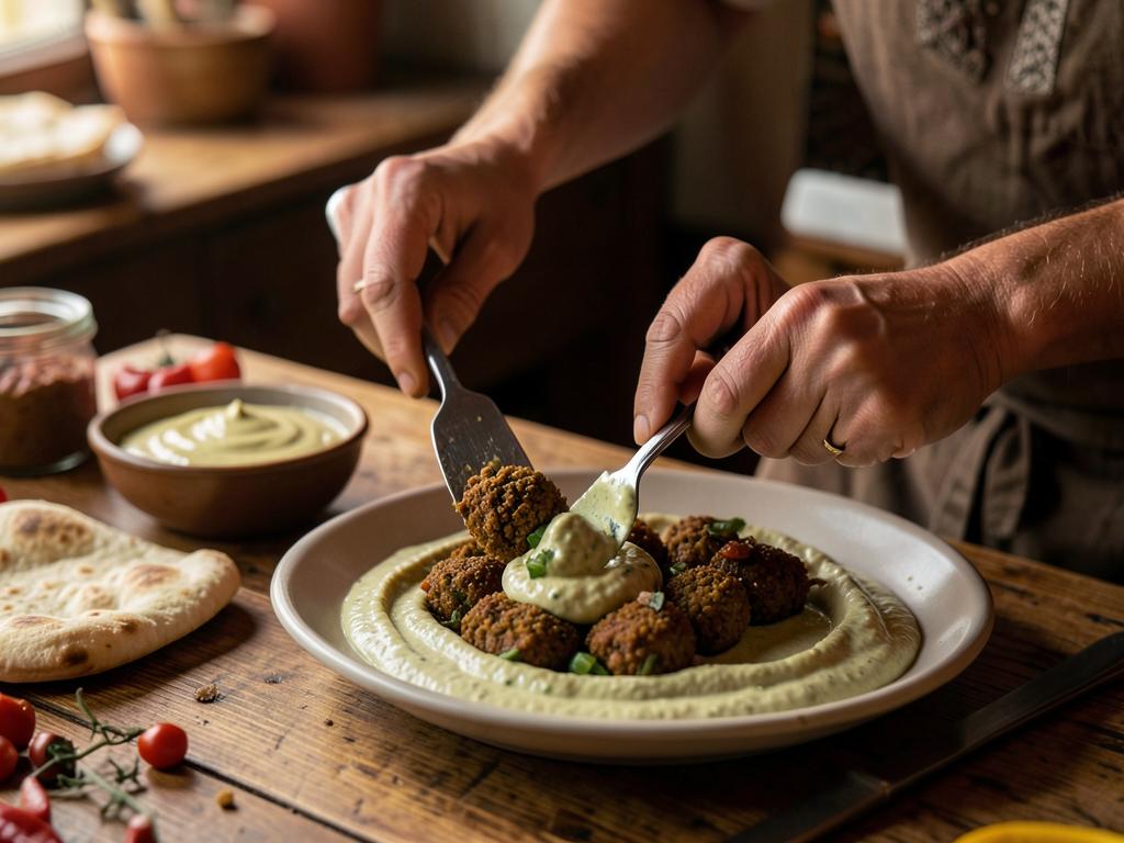Paso 8: Sirve con hummus y pita
