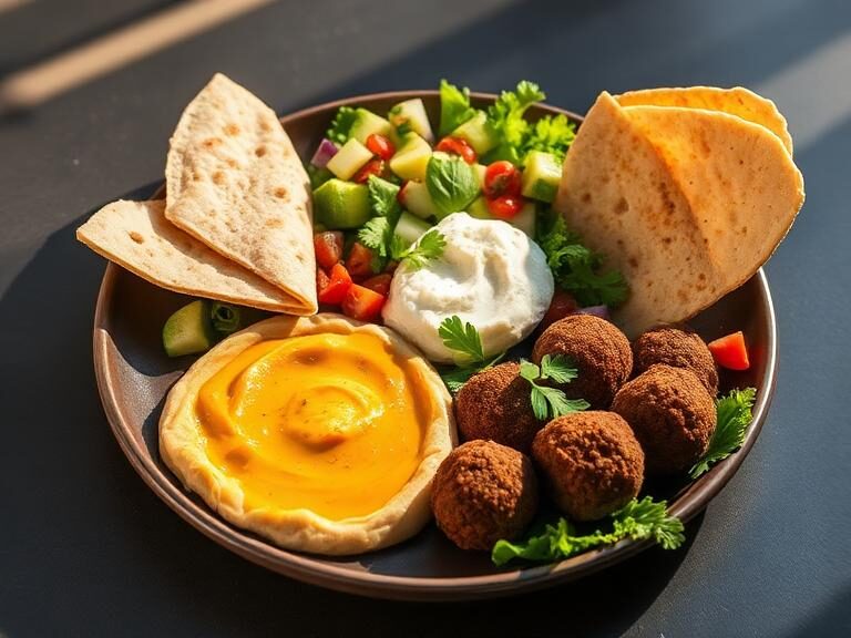 Falafel con Hummus