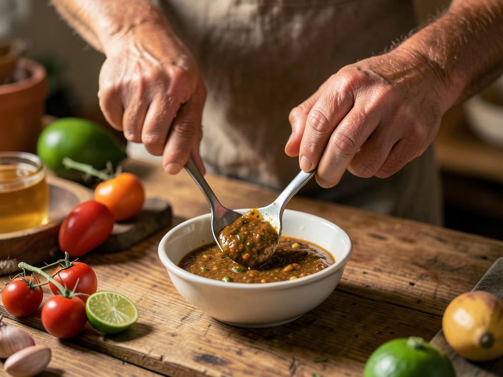 Paso 4: Mezcla maní, hoisin y lima para la salsa