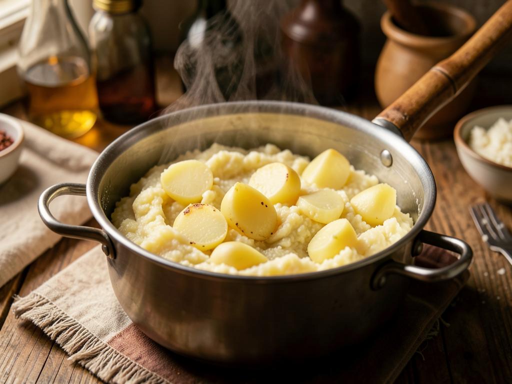 Paso 1: Cocina papas para puré