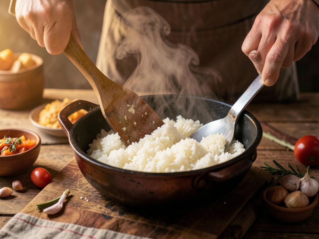 Paso 1: Cocina el arroz blanco