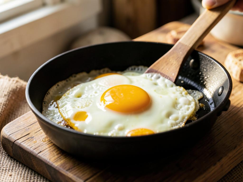 Paso 4: Fríe huevos aparte
