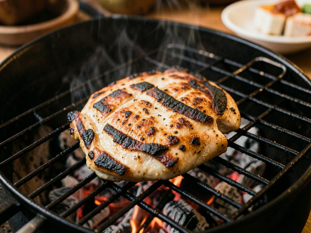 Paso 3: Asa el pollo en parrilla u horno alto