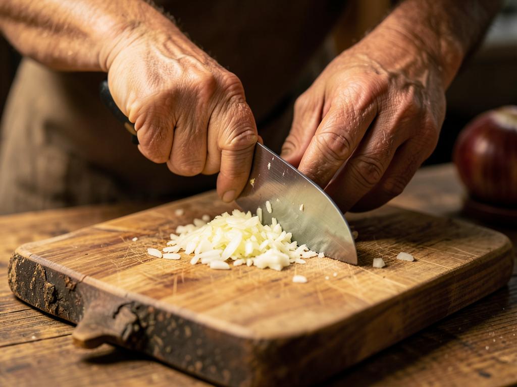 Paso 2: Pica la cebolla muy fina