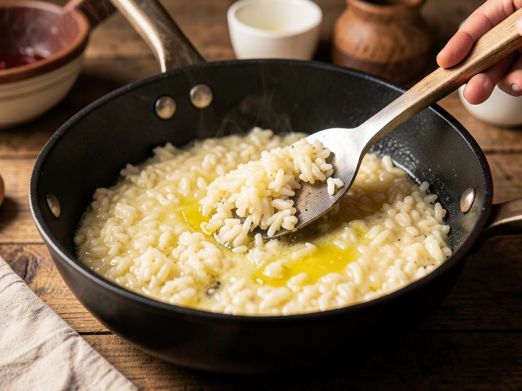 Paso 4: Tuesta el arroz unos minutos