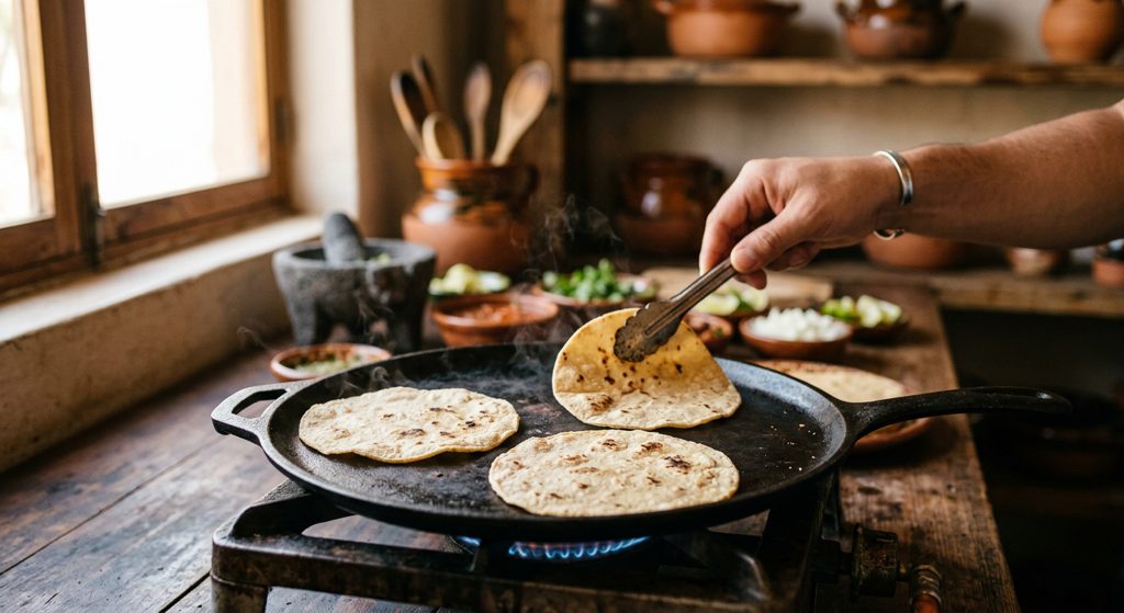 Paso 8: Calienta las tortillas
