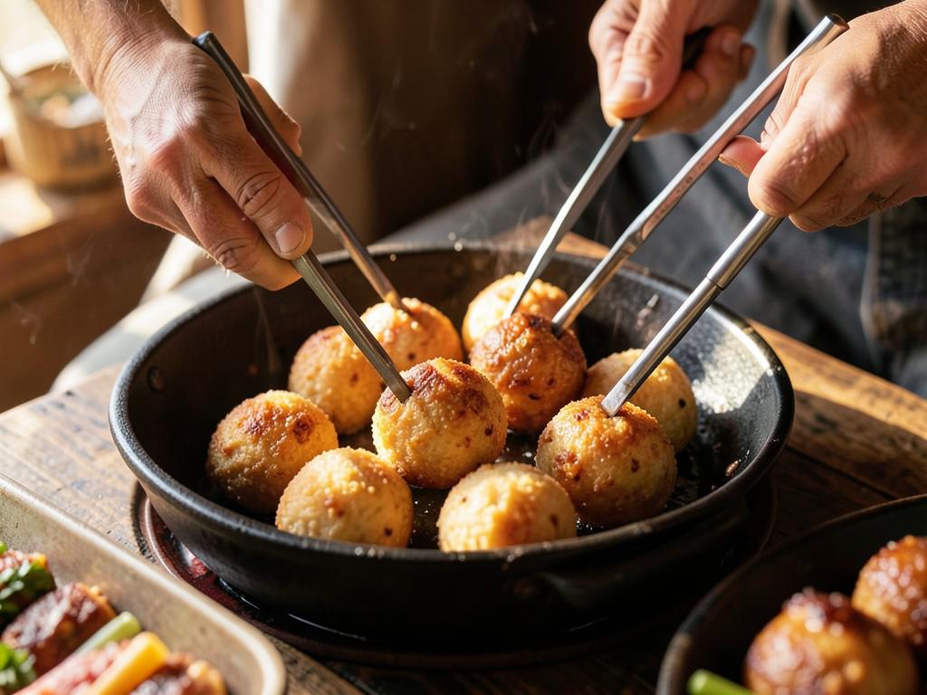 Paso 5: Voltea con pinchos formando esferas