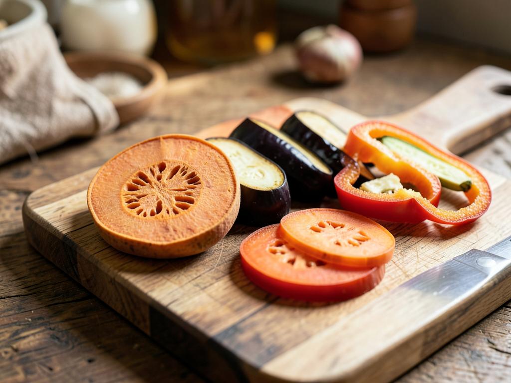Paso 2: Corta vegetales en piezas finas