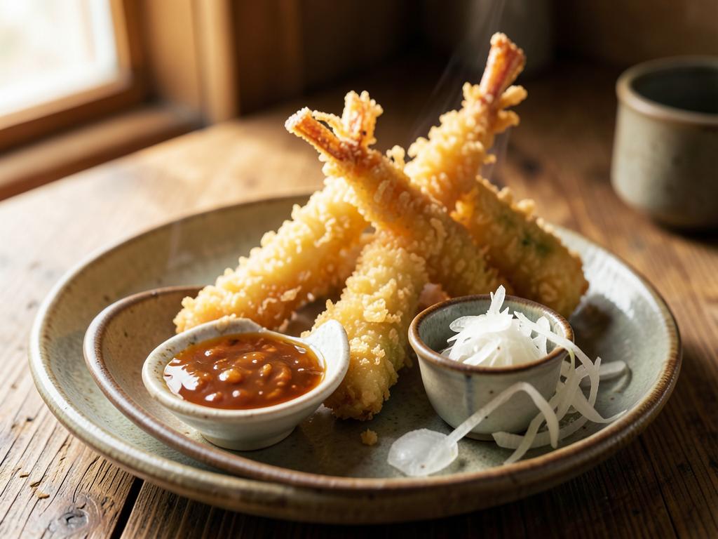 Paso 6: Sirve con tentsuyu y daikon